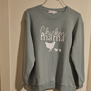 State‎ of Mind Green Crew Neck Sweater